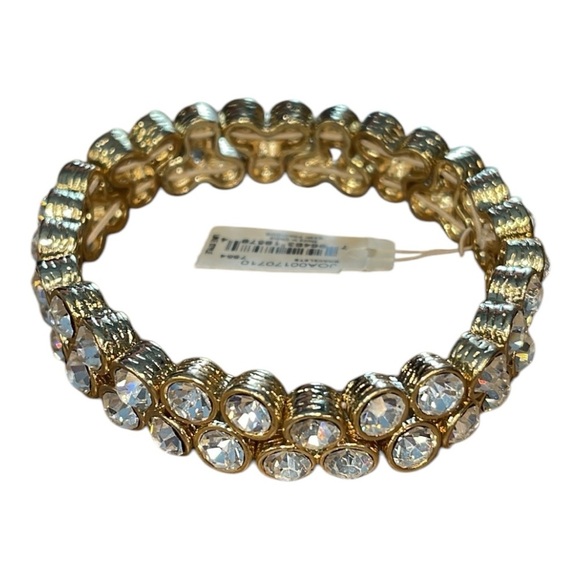 NWT Fossil Gold Toned Semi precious stone Bracelet with Timeless Elegance - Picture 6 of 6